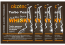 Комплект: Спиртовые дрожжи Alcotec "Whisky Turbo", 73 г, 4 шт. 