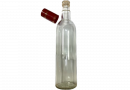 Бутылка стеклянная ГУАЛА с пробкой, 0,7 л.