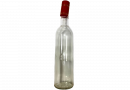 Бутылка стеклянная ГУАЛА с пробкой, 0,7 л.